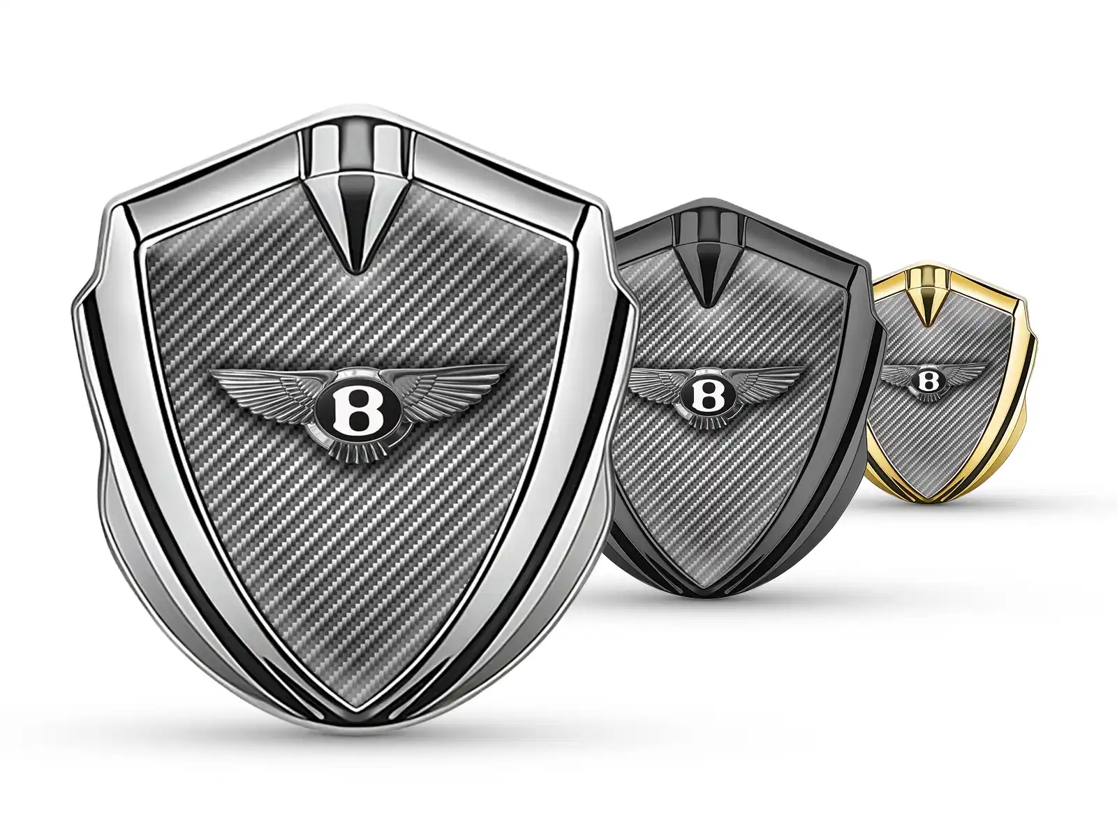 Bentley Metall Kuppel Emblem Moderner Look High-End Stil